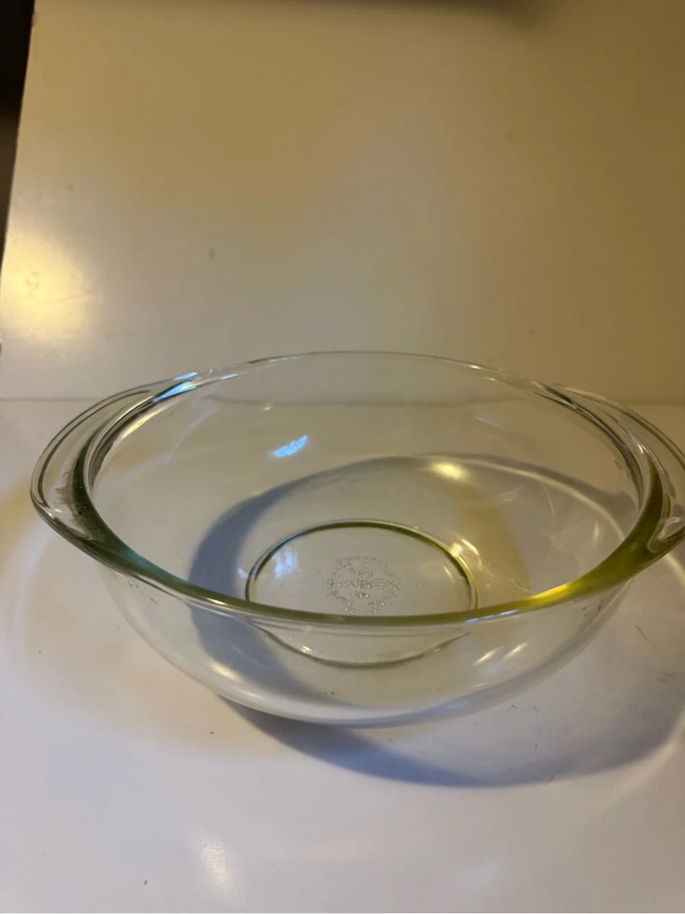 Vintage Forman Inc Brooklyn NY Pyrex 2 Qt Casserole Dish Silver Metal Holder Lid
